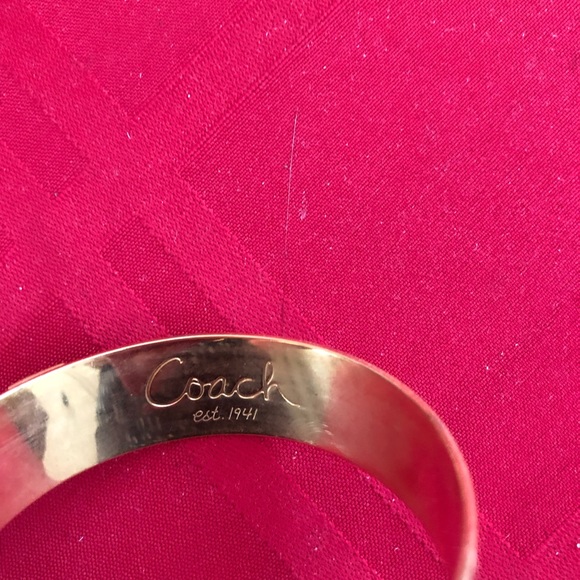 Coach gold bangle - Picture 2 of 2